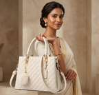 Women’s Handbags | Elegant Quilted Handbag for Women – Stylish Tote with Shoulder Strap