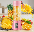 Portable USB Rechargeable Blender Bottle for Smoothies & Juices (6 Blade, Travel Friendly)